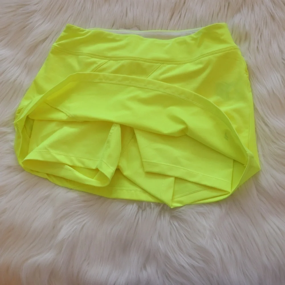NEW Fila Neon Yellow Platinum Active Skort Size XS